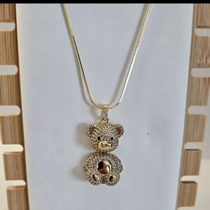 Teddy bear zircon set